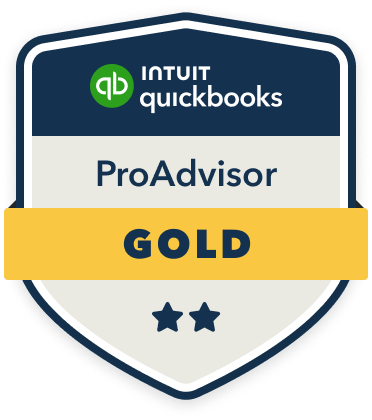 QuickBooks Gold ProAdvisor badge